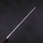 Kiritsuke White Steel #2 Nashiji Ebony Handle 210mm-[Musashi]-[Japanese-Kitchen-Knives]