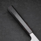 Kiritsuke White Steel #2 Nashiji Ebony Handle 210mm-[Musashi]-[Japanese-Kitchen-Knives]