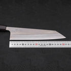 Kiritsuke White Steel #2 Nashiji Ebony Handle 210mm-[Musashi]-[Japanese-Kitchen-Knives]