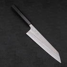 Kiritsuke White Steel #2 Nashiji Ebony Handle 210mm-[Musashi]-[Japanese-Kitchen-Knives]