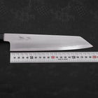 Kiritsuke White Steel #2 Kasumi Buffalo Teak Handle 210mm-[Musashi]-[Japanese-Kitchen-Knives]