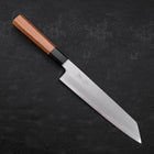 Kiritsuke White Steel #2 Kasumi Buffalo Teak Handle 210mm-[Musashi]-[Japanese-Kitchen-Knives]