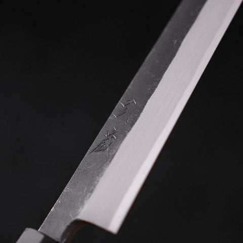 Kiritsuke Yanagiba Blue Steel #2 Kurouchi Buffalo Wenge Handle 300mm-[Musashi]-[Japanese-Kitchen-Knives]