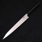 Kiritsuke Yanagiba Silver Steel #3 Kasumi Buffalo Ebony Handle 240mm-[Musashi]-[Japanese-Kitchen-Knives]