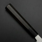 Kiritsuke Yanagiba Silver Steel #3 Kasumi Buffalo Ebony Handle 270mm (10.6”)-[Musashi]-[Japanese-Kitchen-Knives]