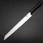 Kiritsuke Yanagiba Silver Steel #3 Kasumi Buffalo Ebony Handle 300mm (11.8”)-[Musashi]-[Japanese-Kitchen-Knives]