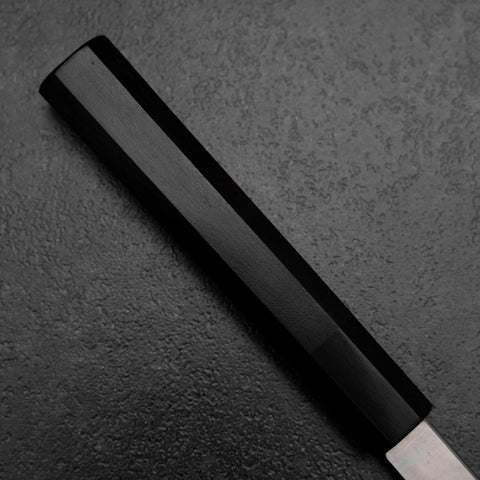 Kiritsuke Yanagiba Silver Steel #3 Kasumi Buffalo Ebony Handle 300mm (11.8”)-[Musashi]-[Japanese-Kitchen-Knives]