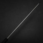 Kiritsuke Yanagiba Silver Steel #3 Kasumi Buffalo Ebony Handle 300mm (Sori) (11.8”)-[Musashi]-[Japanese-Kitchen-Knives]