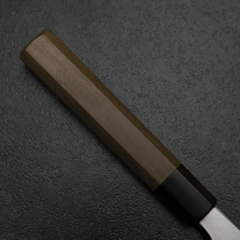 Kiritsuke Yanagiba Silver Steel #3 Kasumi Buffalo Magnolia Handle 270mm (10.6”)-[Musashi]-[Japanese-Kitchen-Knives]