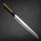 Kiritsuke Yanagiba Silver Steel #3 Kasumi Buffalo Magnolia Handle 270mm (10.6”)-[Musashi]-[Japanese-Kitchen-Knives]