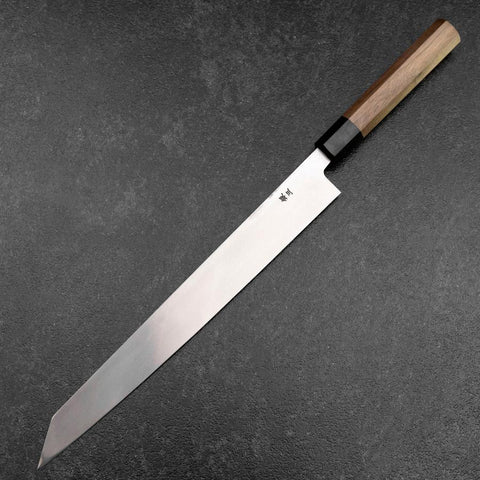 Kiritsuke Yanagiba Silver Steel #3 Kasumi Walnut Handle 300mm (11.8”)