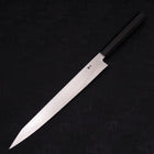 Kiritsuke Yanagiba Silver Steel #3 Polished Buffalo Ebony Handle 270mm-[Musashi]-[Japanese-Kitchen-Knives]