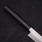 Kiritsuke Yanagiba Silver Steel #3 Polished Buffalo Ebony Handle 270mm-[Musashi]-[Japanese-Kitchen-Knives]
