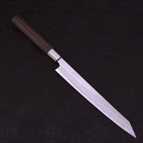 Kiritsuke Yanagiba Silver Steel #3 Walnut Handle 240mm-[Musashi]-[Japanese-Kitchen-Knives]