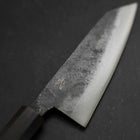 Kobunka Blue Steel #2 Kurouchi Ebony Handle 120mm-[Musashi]-[Japanese-Kitchen-Knives]