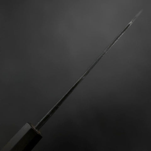 Kobunka Blue Steel #2 Kurouchi Ebony Handle 120mm-[Musashi]-[Japanese-Kitchen-Knives]