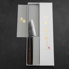Kobunka Blue Steel #2 Kurouchi Ebony Handle 80mm-[Musashi]-[Japanese-Kitchen-Knives]