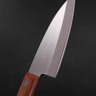 Kodeba AUS-6 Polished Brown Western Handle 95mm-[Musashi]-[Japanese-Kitchen-Knives]