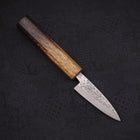 Kodeba Silver Steel #3 Tsuchime Yaki Urushi Handle 80mm-[Musashi]-[Japanese-Kitchen-Knives]
