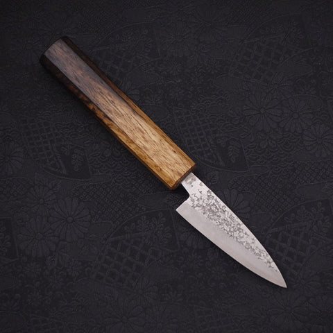 Kodeba Silver Steel #3 Tsuchime Yaki Urushi Handle 80mm-[Musashi]-[Japanese-Kitchen-Knives]