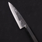 Koyanagi Blue Super Kurouchi Buffalo Ebony Handle 120mm-[Musashi]-[Japanese-Kitchen-Knives]