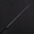Koyanagi Blue Super Kurouchi Buffalo Ebony Handle 120mm-[Musashi]-[Japanese-Kitchen-Knives]