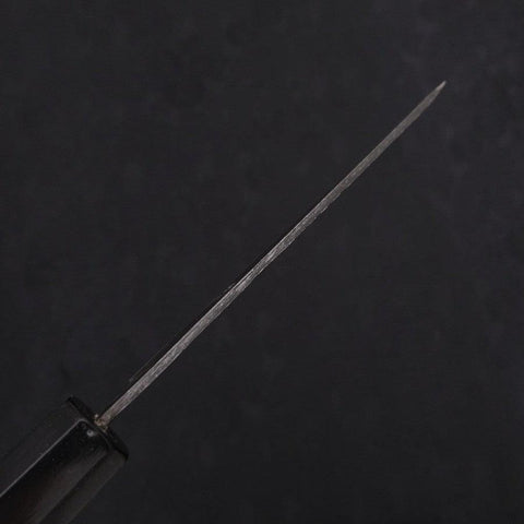 Koyanagi Blue Super Kurouchi Buffalo Ebony Handle 120mm-[Musashi]-[Japanese-Kitchen-Knives]