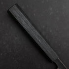 Koyanagi Blue Steel #1 Kurouchi Dark Blue Urushi Handle 150mm-[Musashi]-[Japanese-Kitchen-Knives]