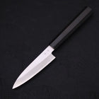 Koyanagi Silver Steel #3 Kasumi Chokin Sakura Buffalo Ebony Handle 110mm-[Musashi]-[Japanese-Kitchen-Knives]