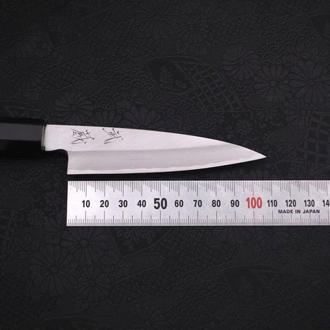 Koyanagi White Steel #2 Kasumi Buffalo Ebony Handle 120mm-[Musashi]-[Japanese-Kitchen-Knives]