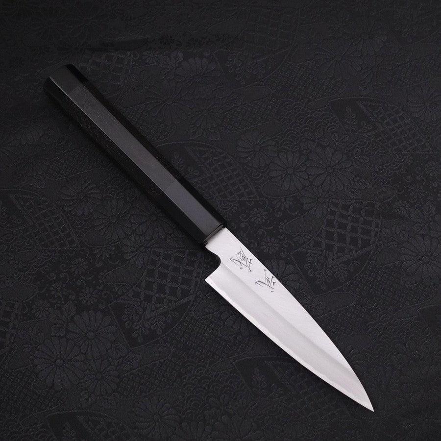 Koyanagi White Steel #2 Kasumi Buffalo Ebony Handle 120mm-[Musashi]-[Japanese-Kitchen-Knives]