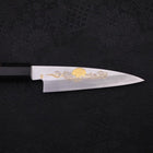 Koyanagi White Steel #2 Kasumi Chokin Luck Cloud Buffalo Ebony Handle 110mm-[Musashi]-[Japanese-Kitchen-Knives]