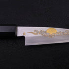 Koyanagi White Steel #2 Kasumi Chokin Luck Cloud Buffalo Ebony Handle 110mm-[Musashi]-[Japanese-Kitchen-Knives]