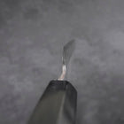Koyanagi White Steel #2 Kasumi Chokin Nami Buffalo Ebony Handle 110mm-[Musashi]-[Japanese-Kitchen-Knives]
