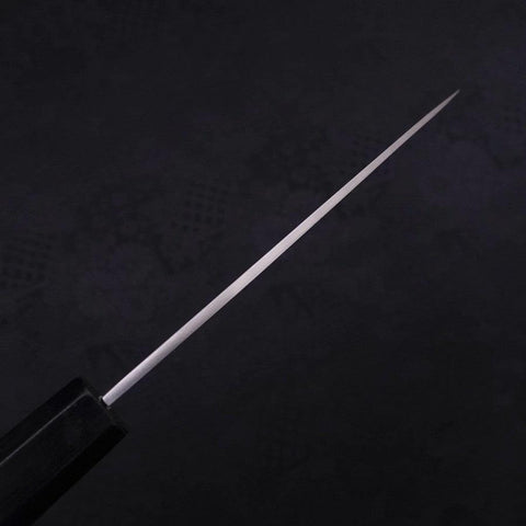 Koyanagi White Steel #2 Kasumi Chokin Sakura Buffalo Ebony Handle 110mm-[Musashi]-[Japanese-Kitchen-Knives]