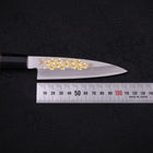 Koyanagi White Steel #2 Kasumi Chokin Sakura Buffalo Ebony Handle 110mm-[Musashi]-[Japanese-Kitchen-Knives]