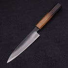 Koyanagi White Steel #2 Kurouchi Yaki Urushi Handle 150mm-[Musashi]-[Japanese-Kitchen-Knives]
