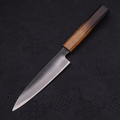 Koyanagi White Steel #2 Kurouchi Yaki Urushi Handle 150mm-[Musashi]-[Japanese-Kitchen-Knives]