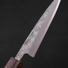 Koyanagi White Steel #2 Nashiji Sumi Urushi Handle 120mm-[Musashi]-[Japanese-Kitchen-Knives]