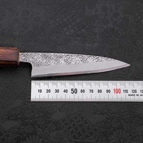 Koyanagi White Steel #2 Nashiji Sumi Urushi Handle 120mm-[Musashi]-[Japanese-Kitchen-Knives]
