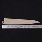 Magnolia Saya Sheath for Sujihiki with Pin 240mm (9.4”)-[Musashi]-[Japanese-Kitchen-Knives]