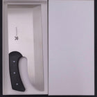 Menkiri (Noodle Knife) Molybdenum Polished Black Cherry Handle 330mm-[Musashi]-[Japanese-Kitchen-Knives]