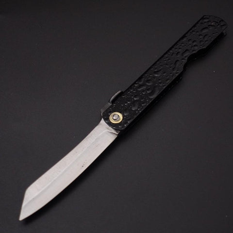 Mizushibuki Aogami Higonokami Black 100mm (3.9”)-[Musashi]-[Japanese-Kitchen-Knives]