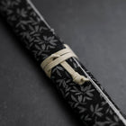 Moribashi Chopsticks Stainless Ebony Handle 150mm with Ebony Sheath and Storage Pouch-[Musashi]-[Japanese-Kitchen-Knives]