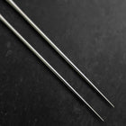 Moribashi Chopsticks Stainless Ebony Handle 150mm with Ebony Sheath and Storage Pouch-[Musashi]-[Japanese-Kitchen-Knives]