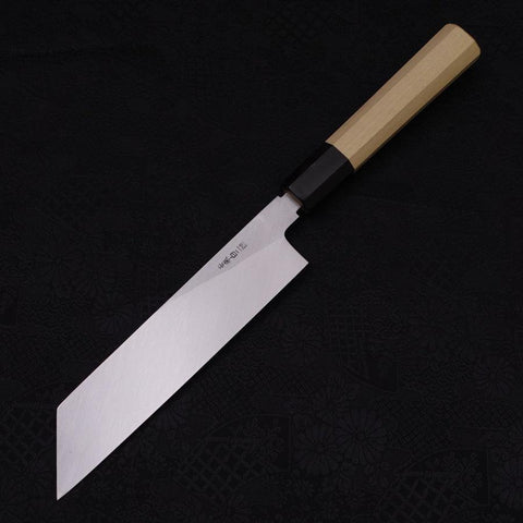 Mukimono White Steel #2 Kasumi Mango de Magnolia con Cuerno de Búfalo 180mm