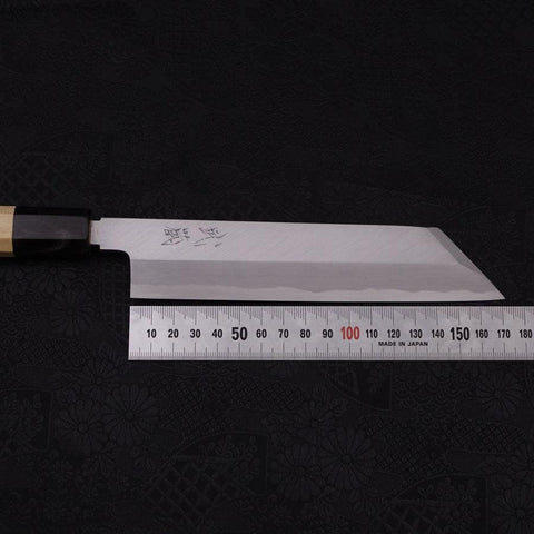 Mukimono White Steel #2 Kasumi Mango de Magnolia con Cuerno de Búfalo 180mm
