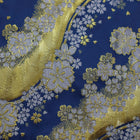 Musashi Japanese Style Kitchen Knife Roll Blue-Golden Sakura River 4 Pockets Handmade-[Musashi]-[Japanese-Kitchen-Knives]