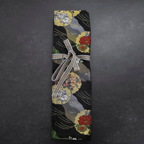 Musashi Japanese Style Kitchen Knife Roll Michi-naga Yukiwamon 1 Pocket Handmade-[Musashi]-[Japanese-Kitchen-Knives]