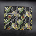 Musashi Japanese Style Kitchen Knife Roll Michi-naga Yukiwamon 4 Pockets Handmade-[Musashi]-[Japanese-Kitchen-Knives]